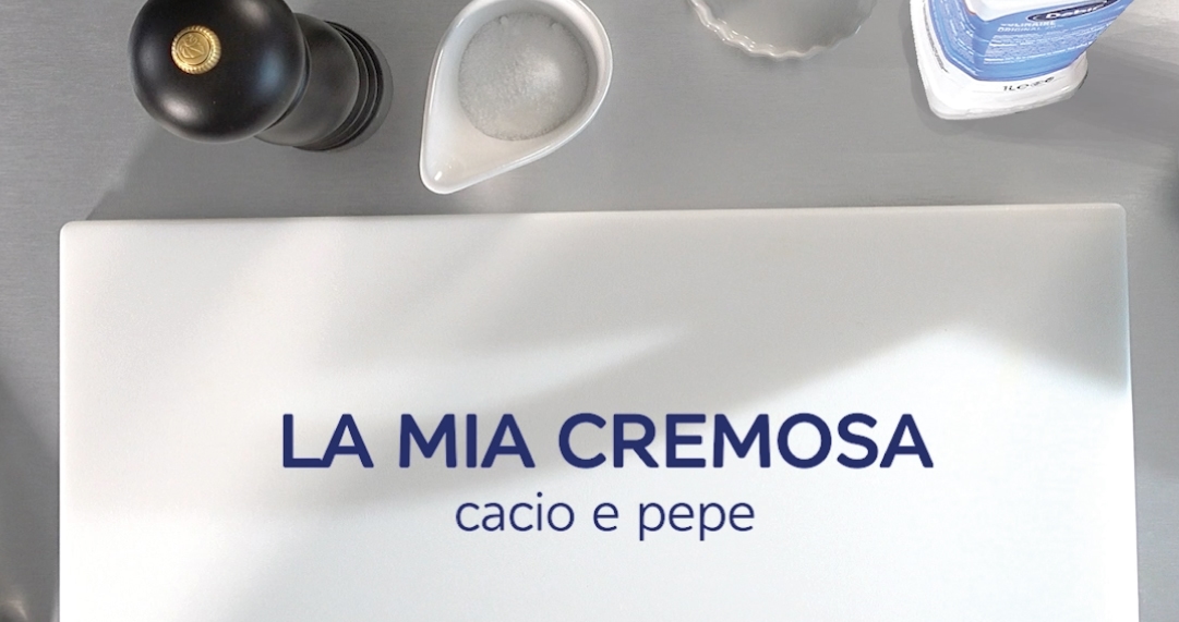 La mia cremosa cacio e pepe