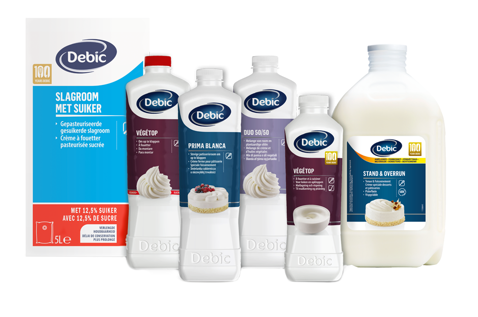 Debic cream assortment