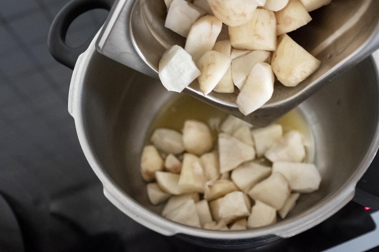 Les légumes caramélisés donnent une saveur supplémentaire