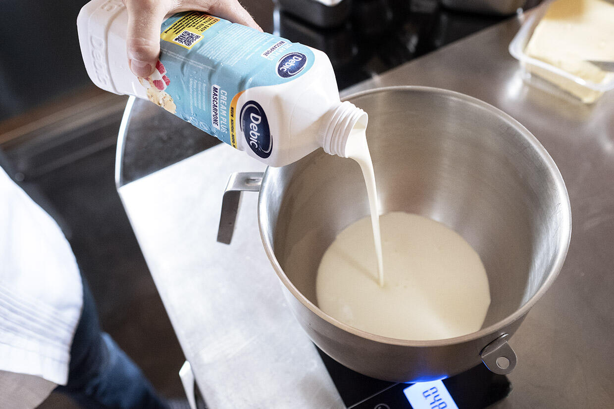 Masterclass culinaire Crème Plus Mascarpone Debic