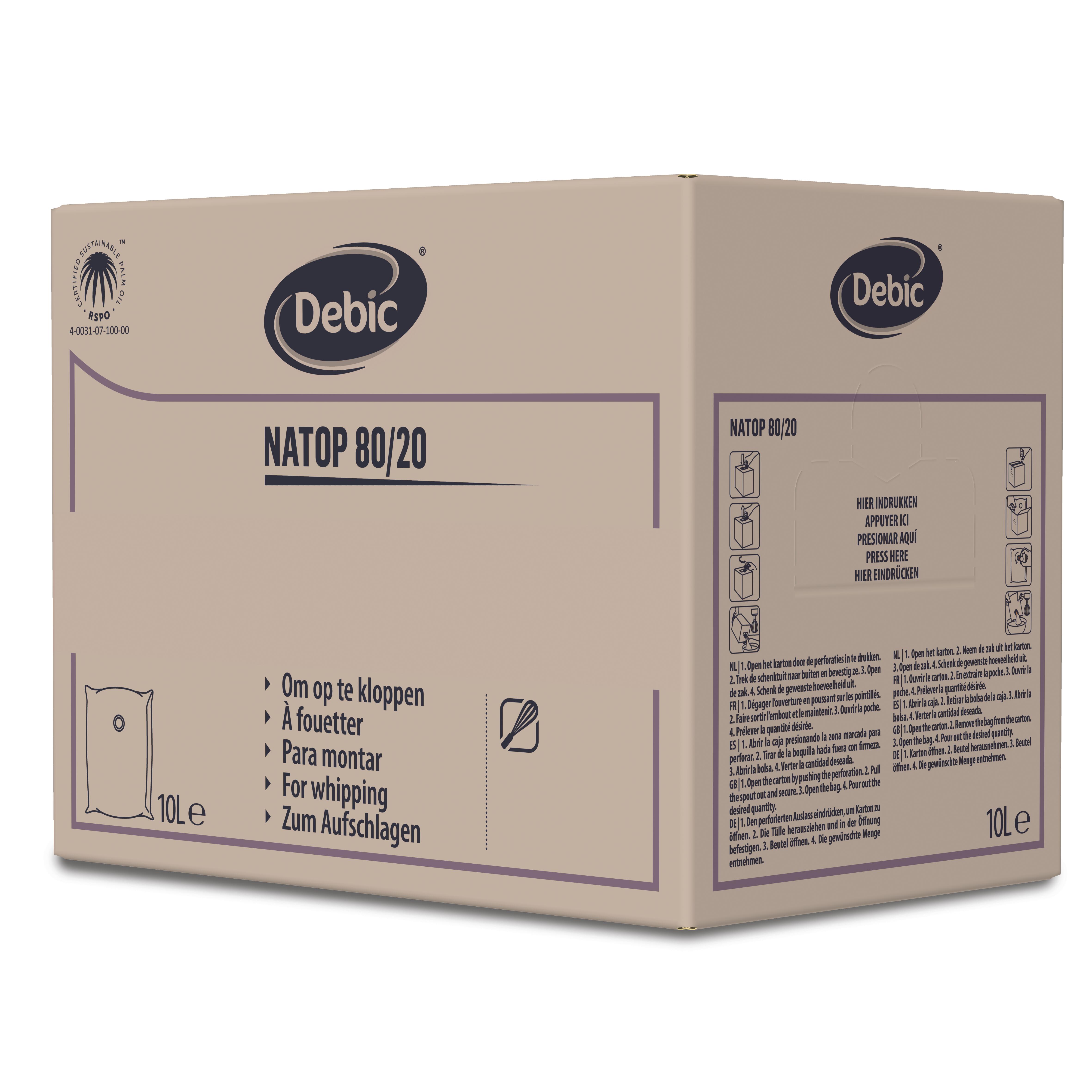 Debic Schlagcreme Natop 80/20 35 %