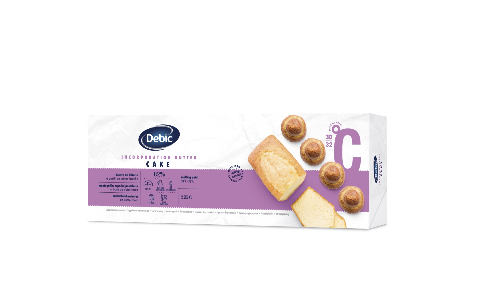 Debic Mantequilla Cake para heladería