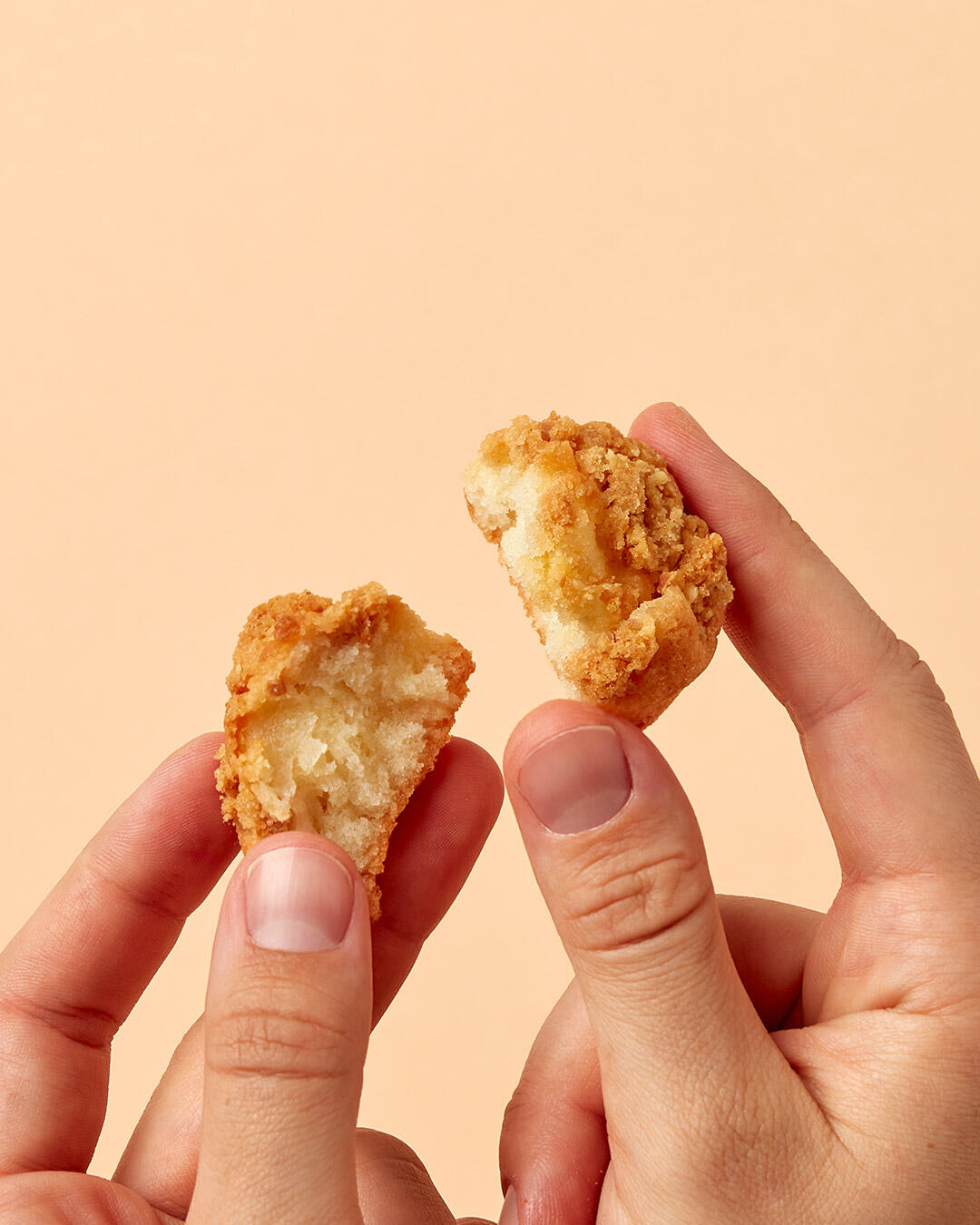 Financier apple crumble