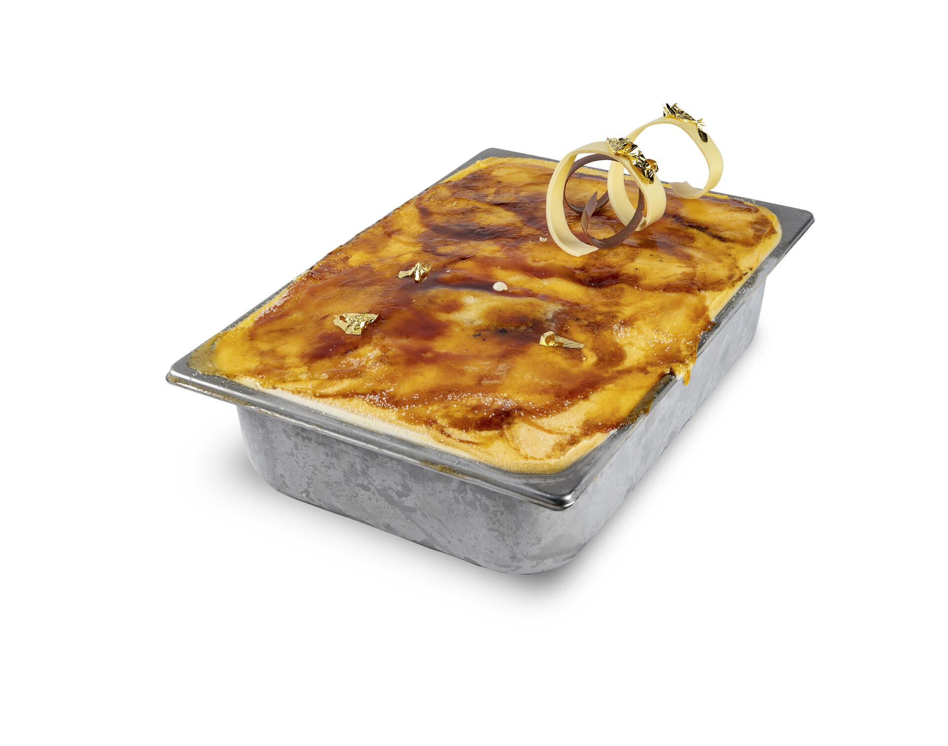 Helado de crema catalana