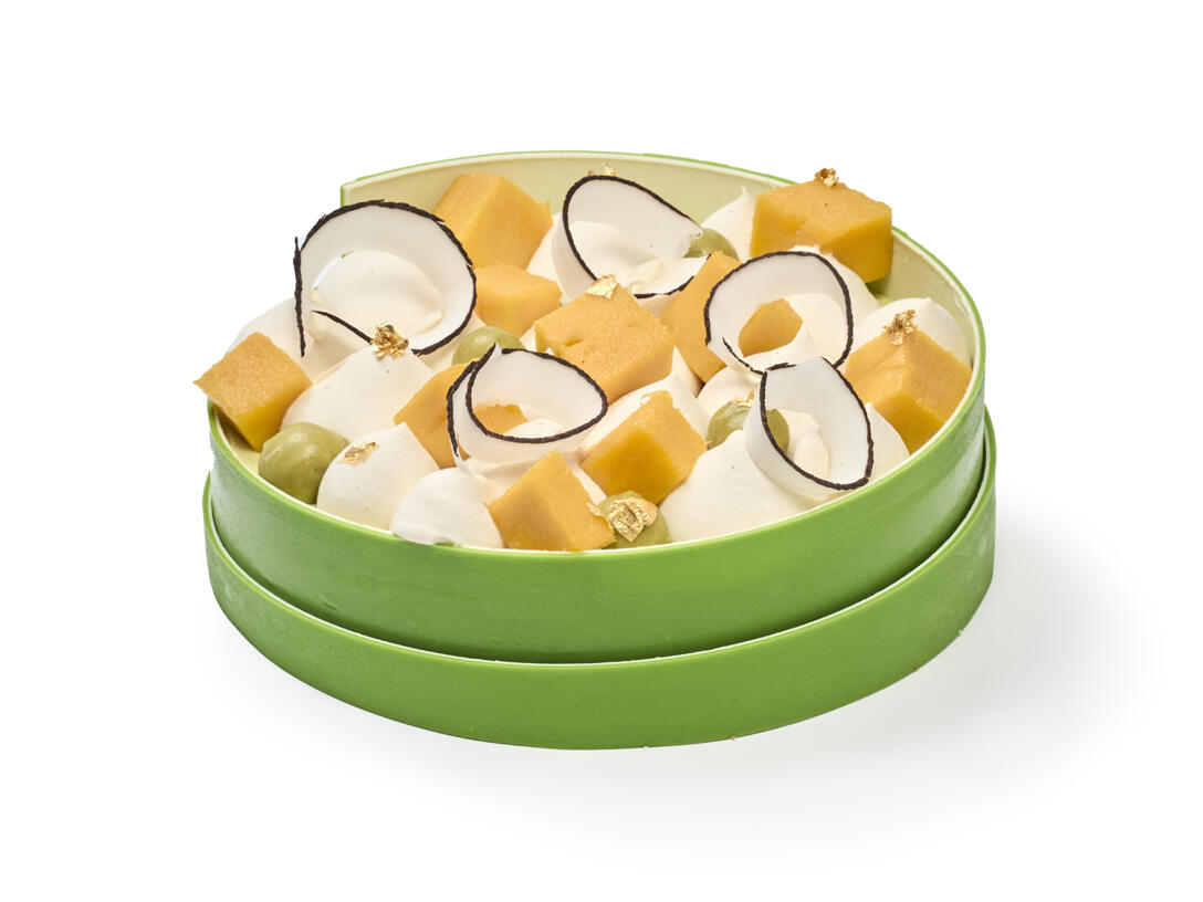 Pandan Baked Cheesecake