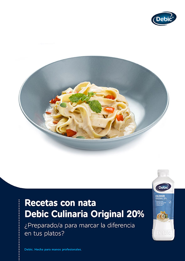 Recetas con nata Debic Culinaria Original 20%