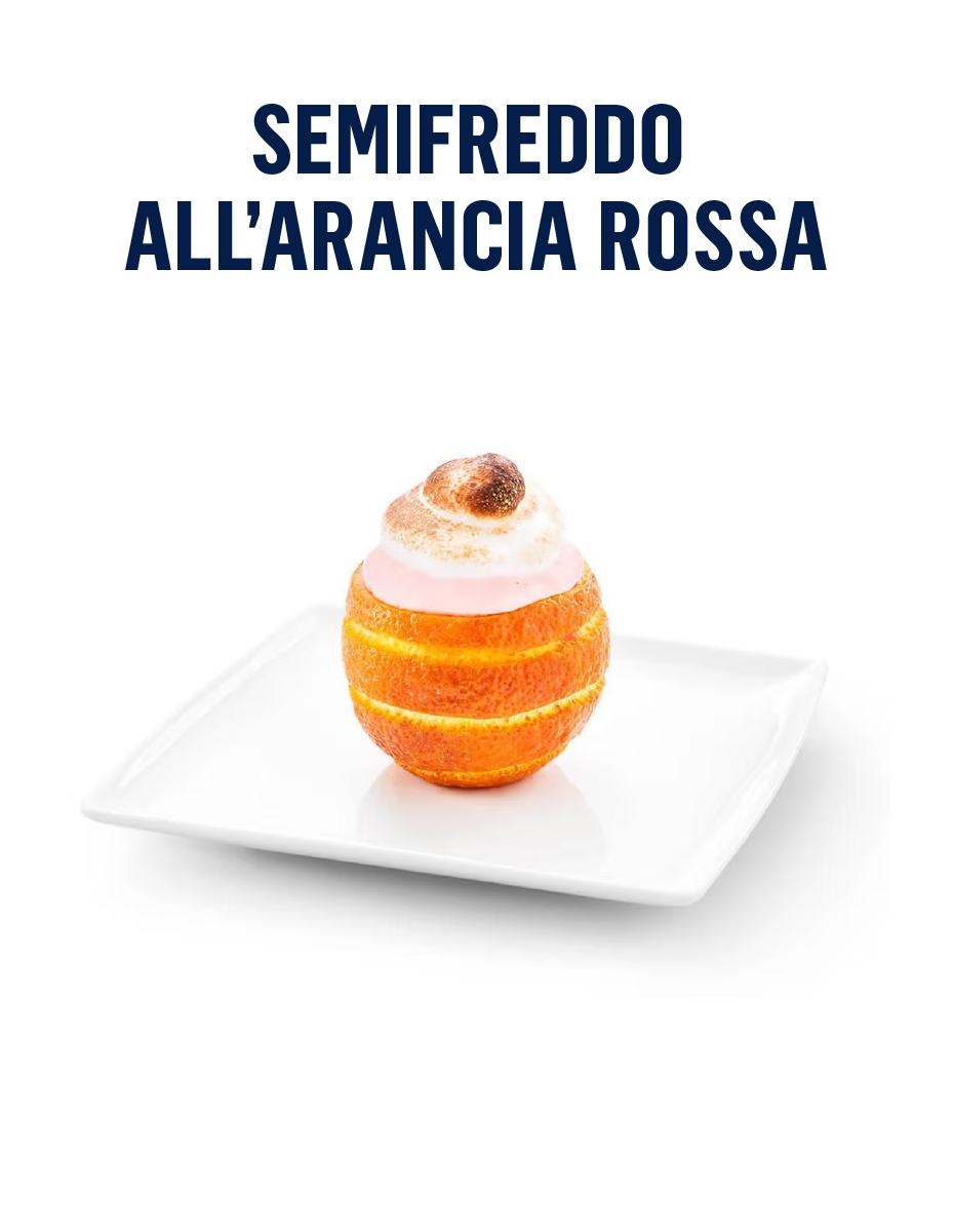Semifreddo all'arancia rossa