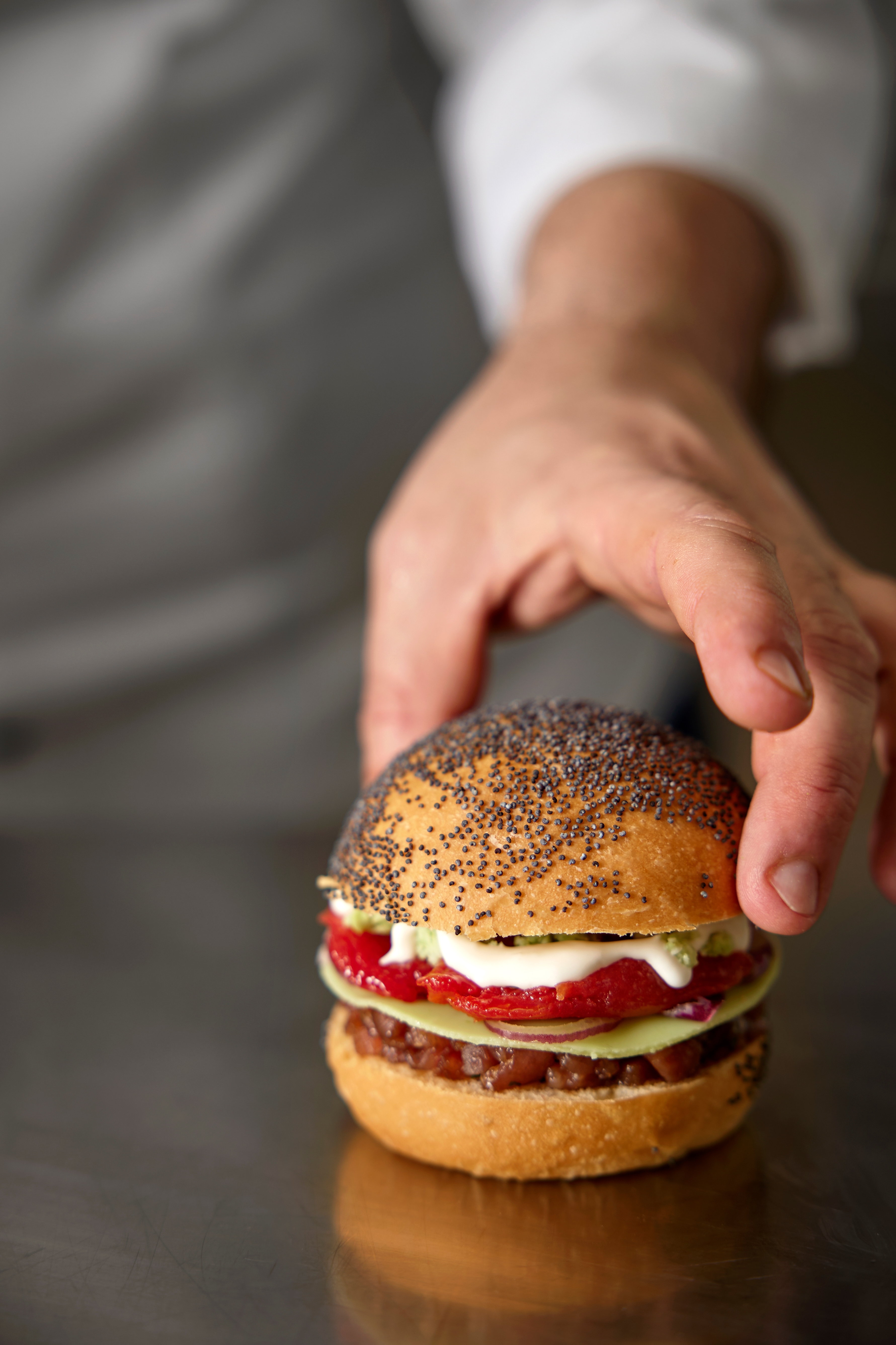 HAMBURGER CON CREAM PLUS MASCARPONE DEBIC