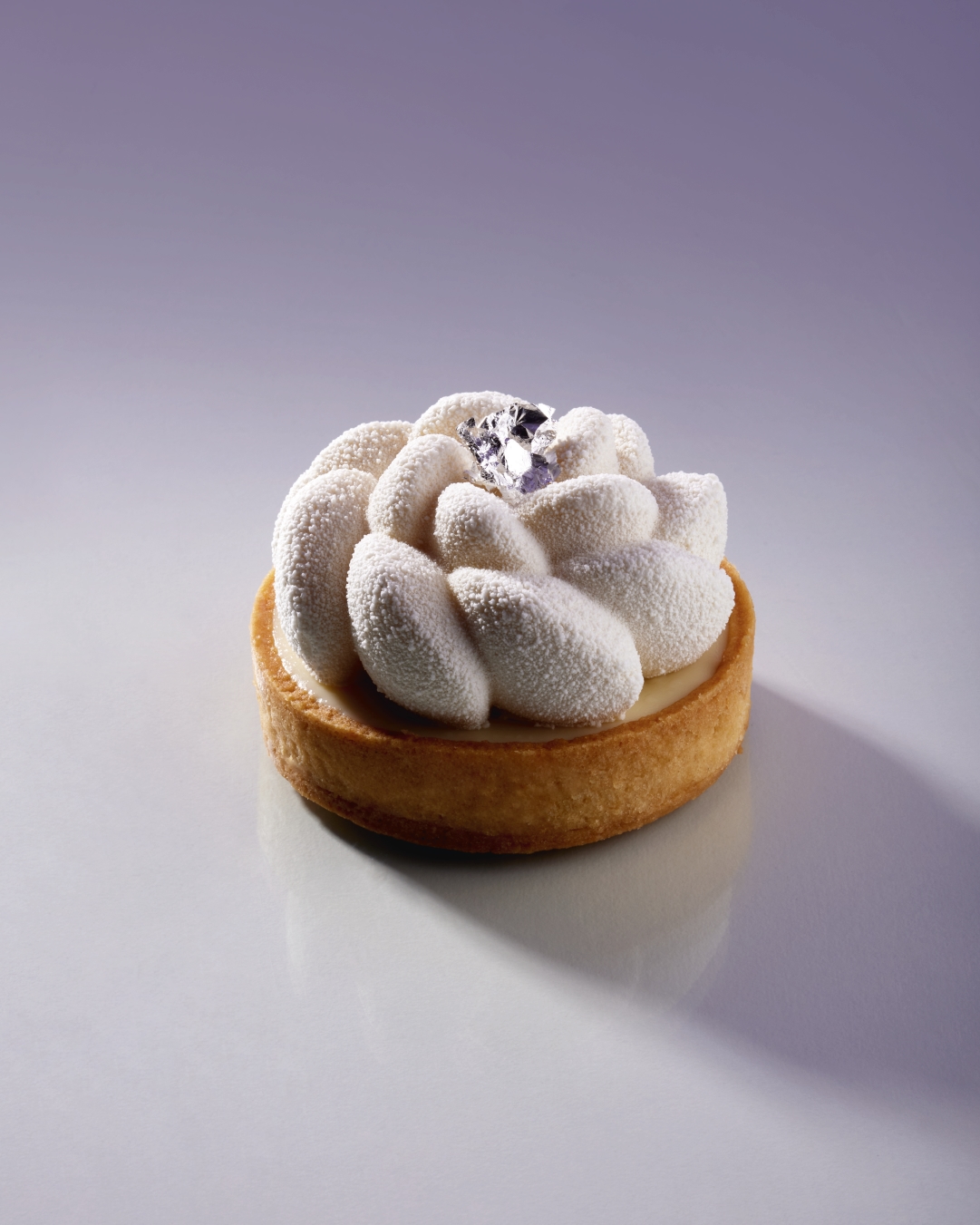 CROSTATINA DI PASTA FROLLA cremoso al cream cheese e riduzione di arance