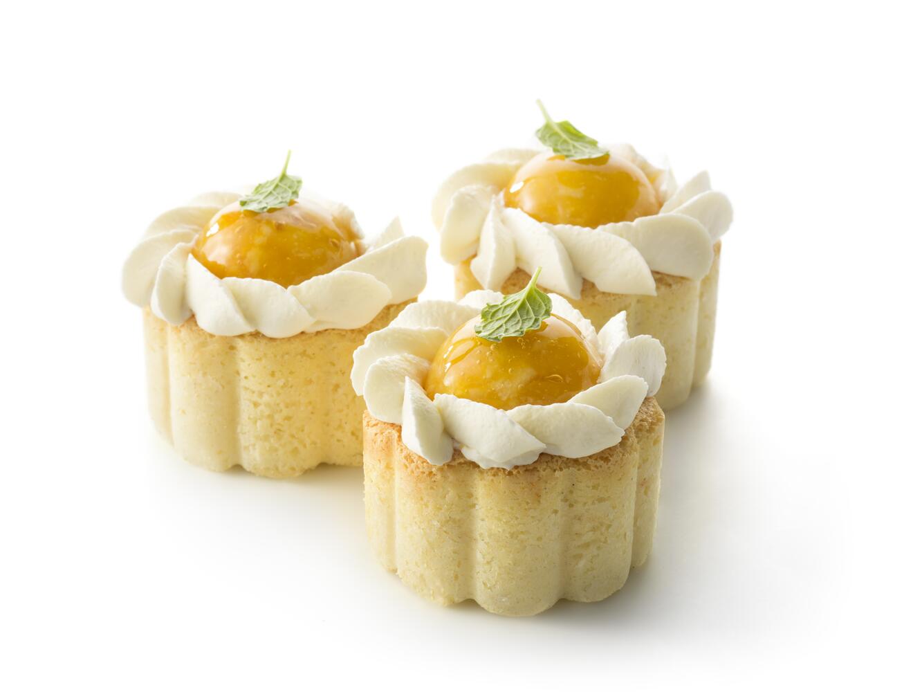 Mini cotton cheesecake japonais