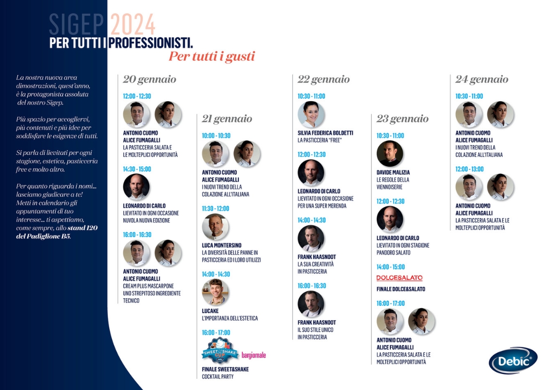 Programma Sigep 2024 - photo 3513261 | Debic