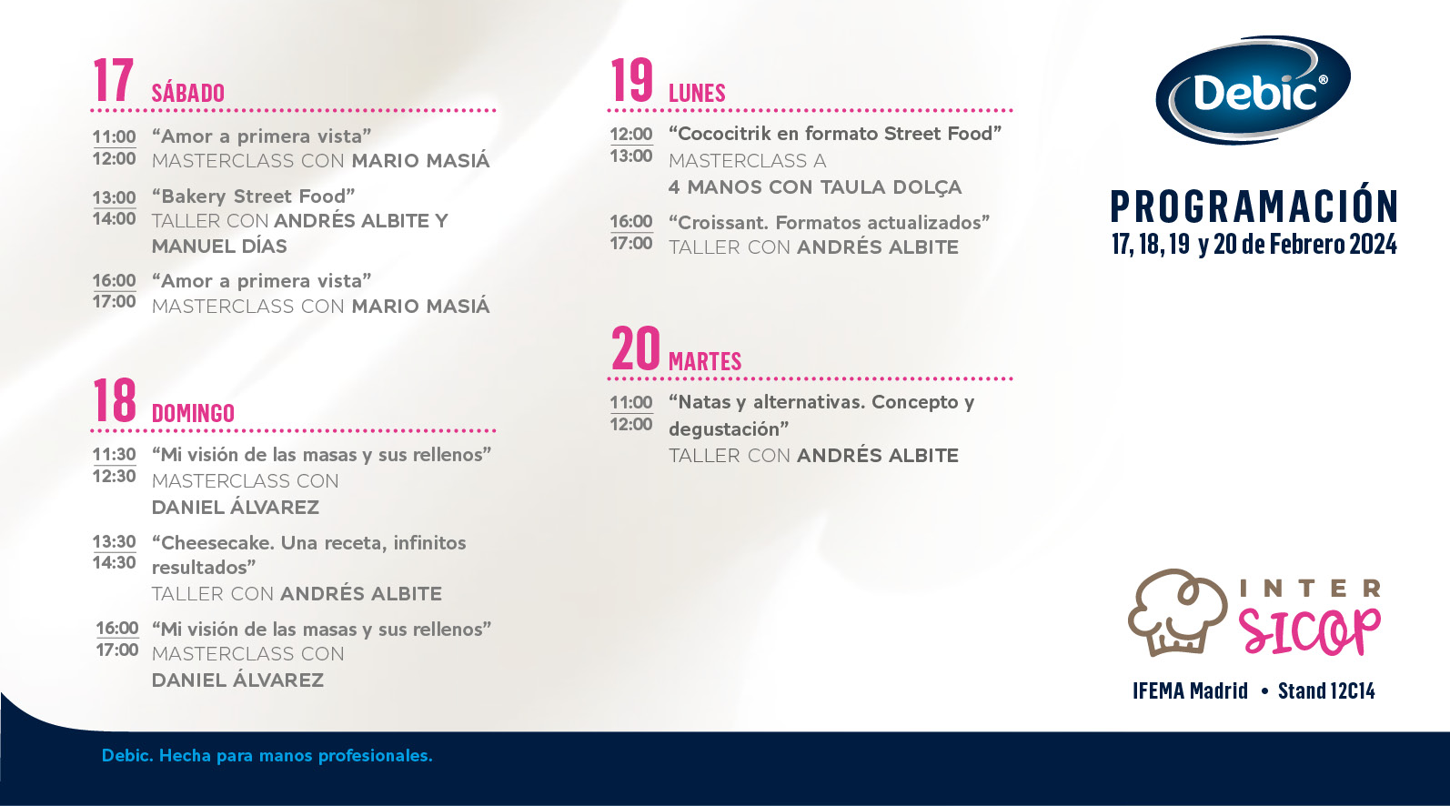 Programa Debic en Alimentaria
