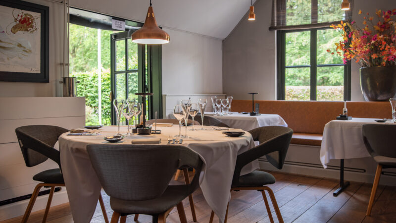 Binnenkant restaurant Le Nord