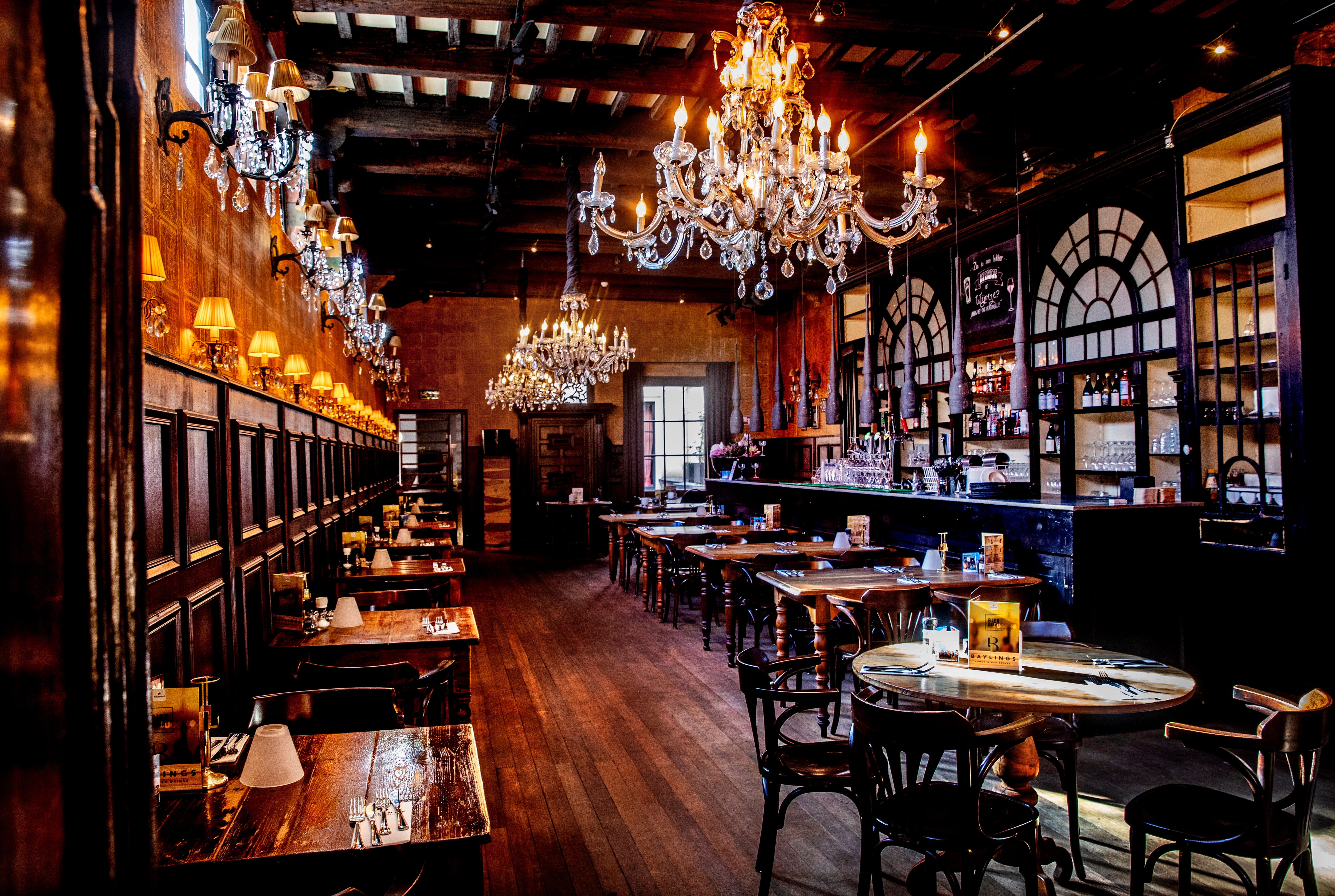 Interieur restaurant Baylings in Leeuwarden