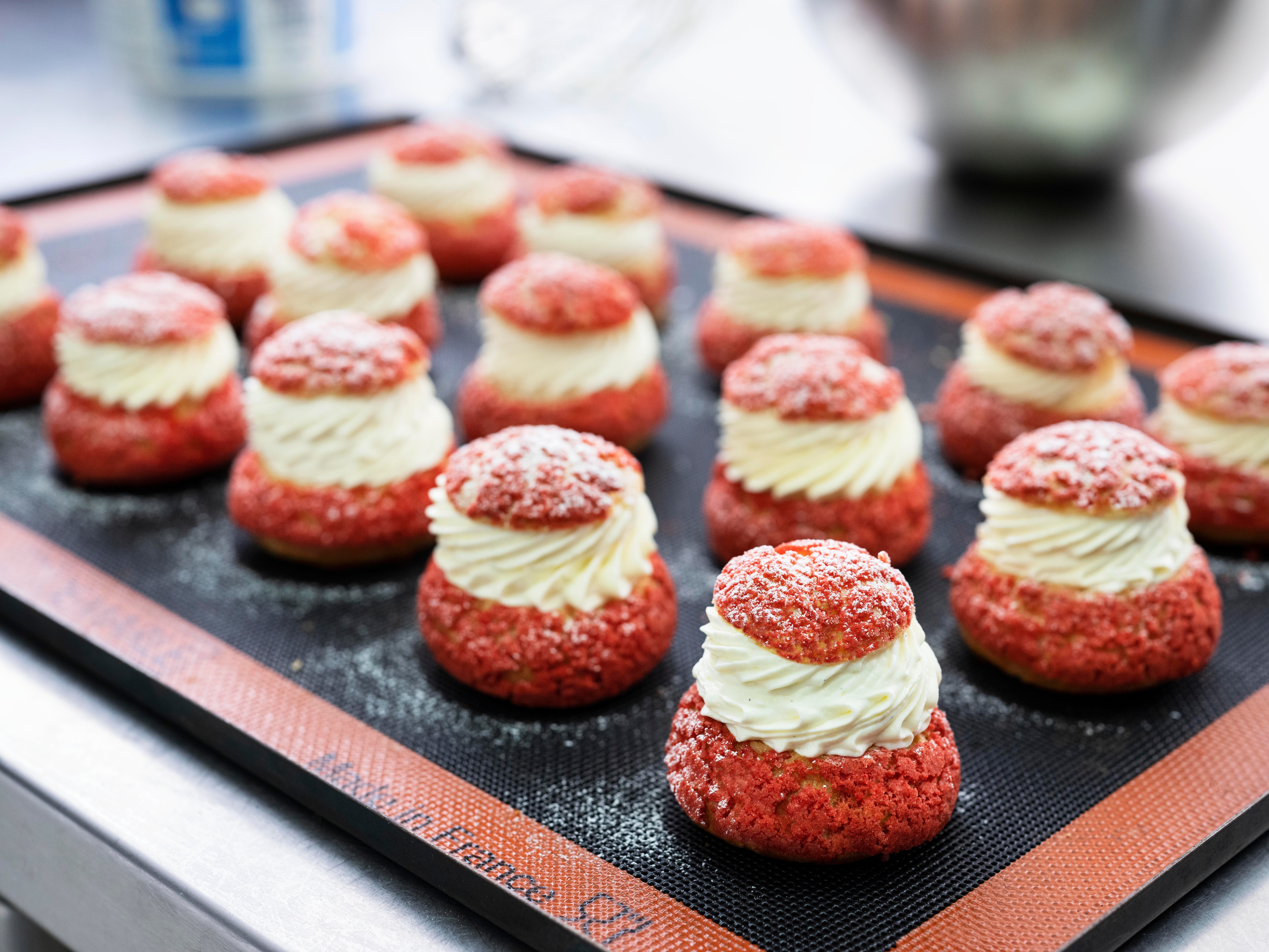 Modern twist to classic cream puffs