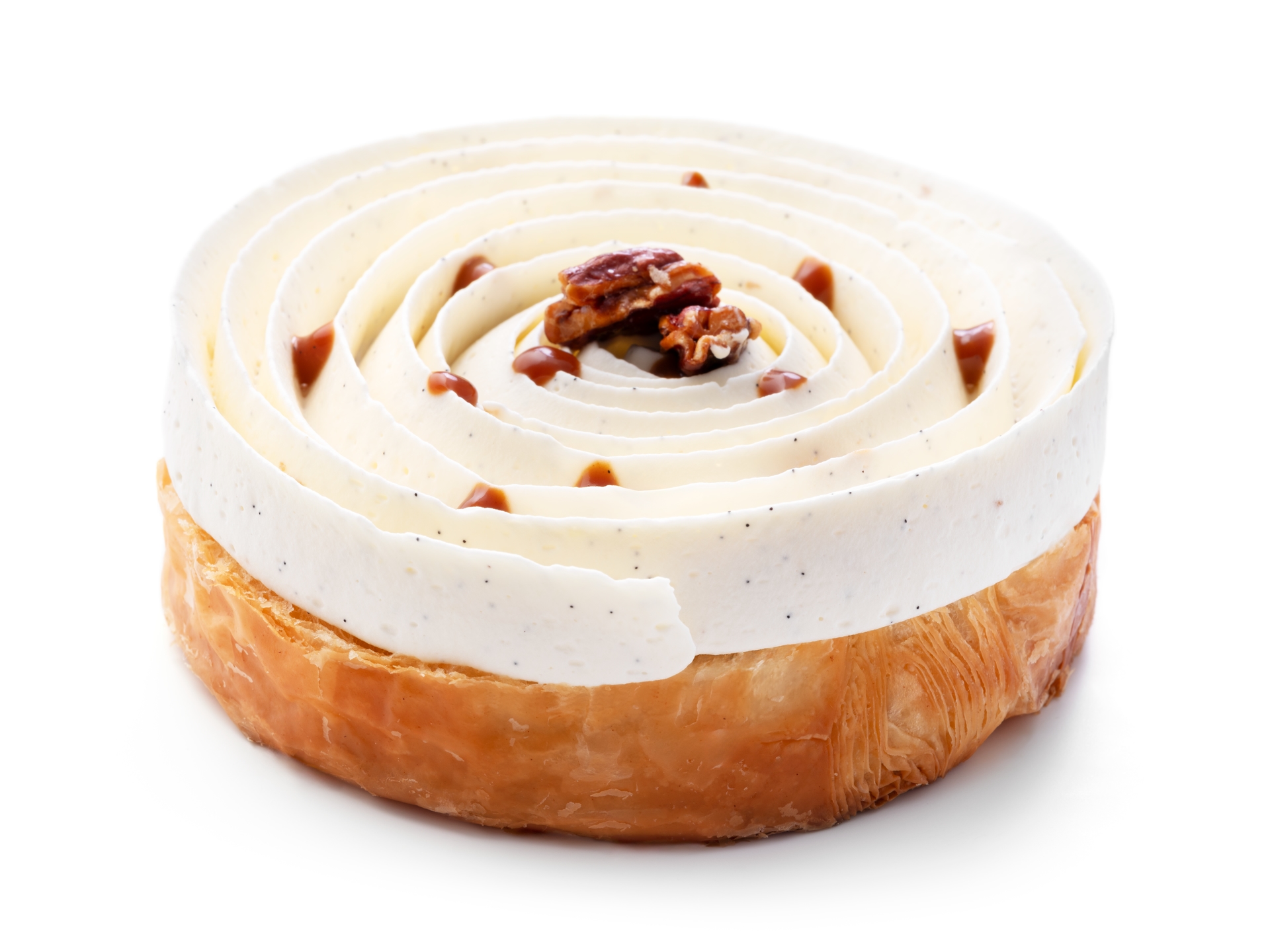 Croissant roulé à la vanille et au caramel