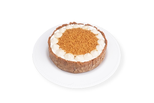 Yuzu coconut bizcoff tart