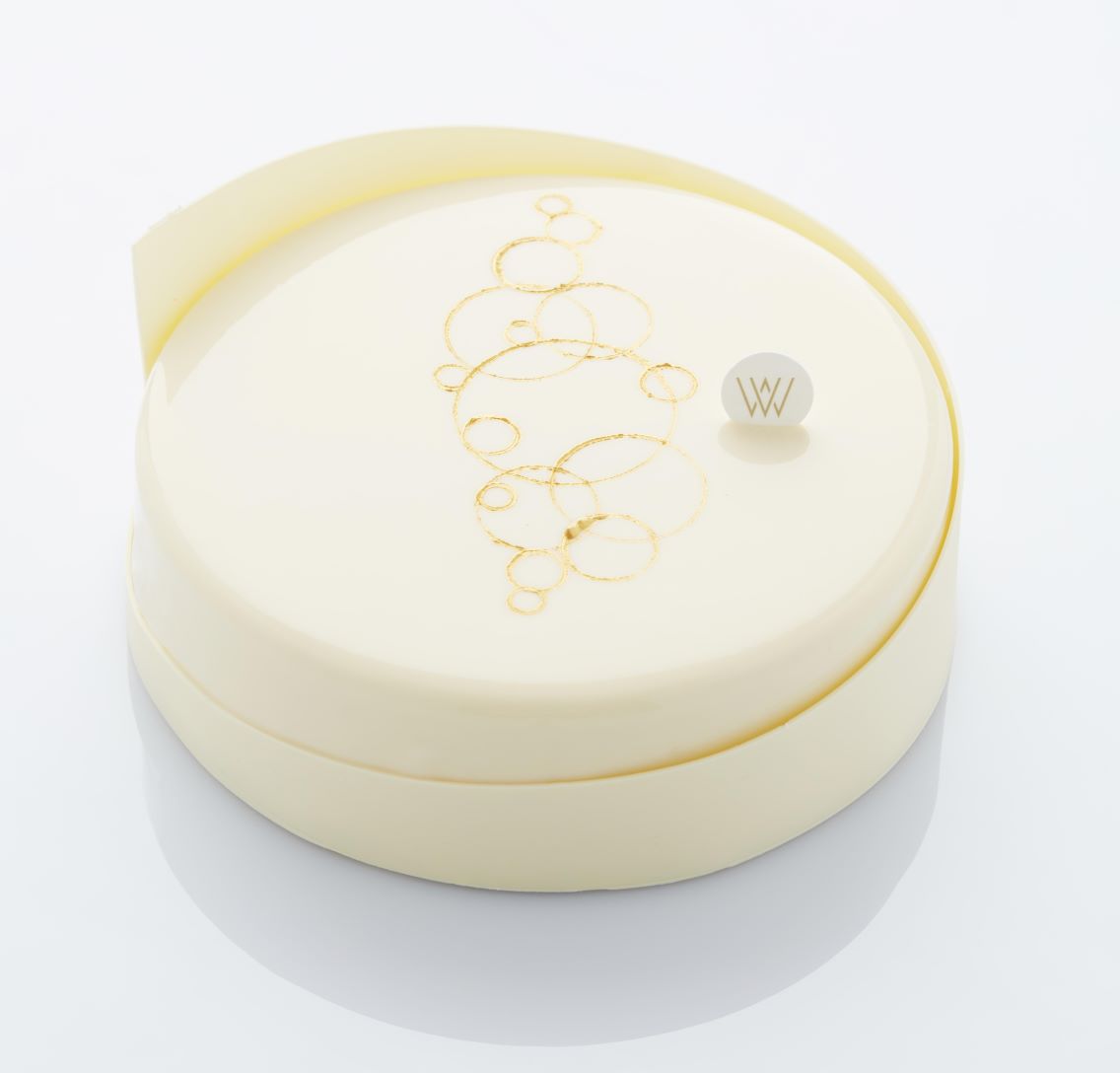 Mango-vanille entremet