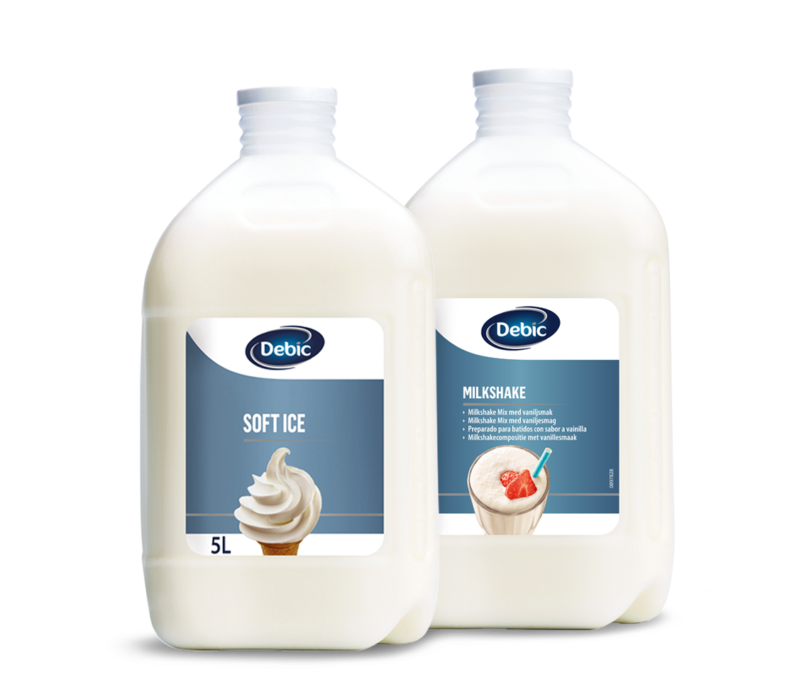 Debic Soft Ice and Milkshake bottle