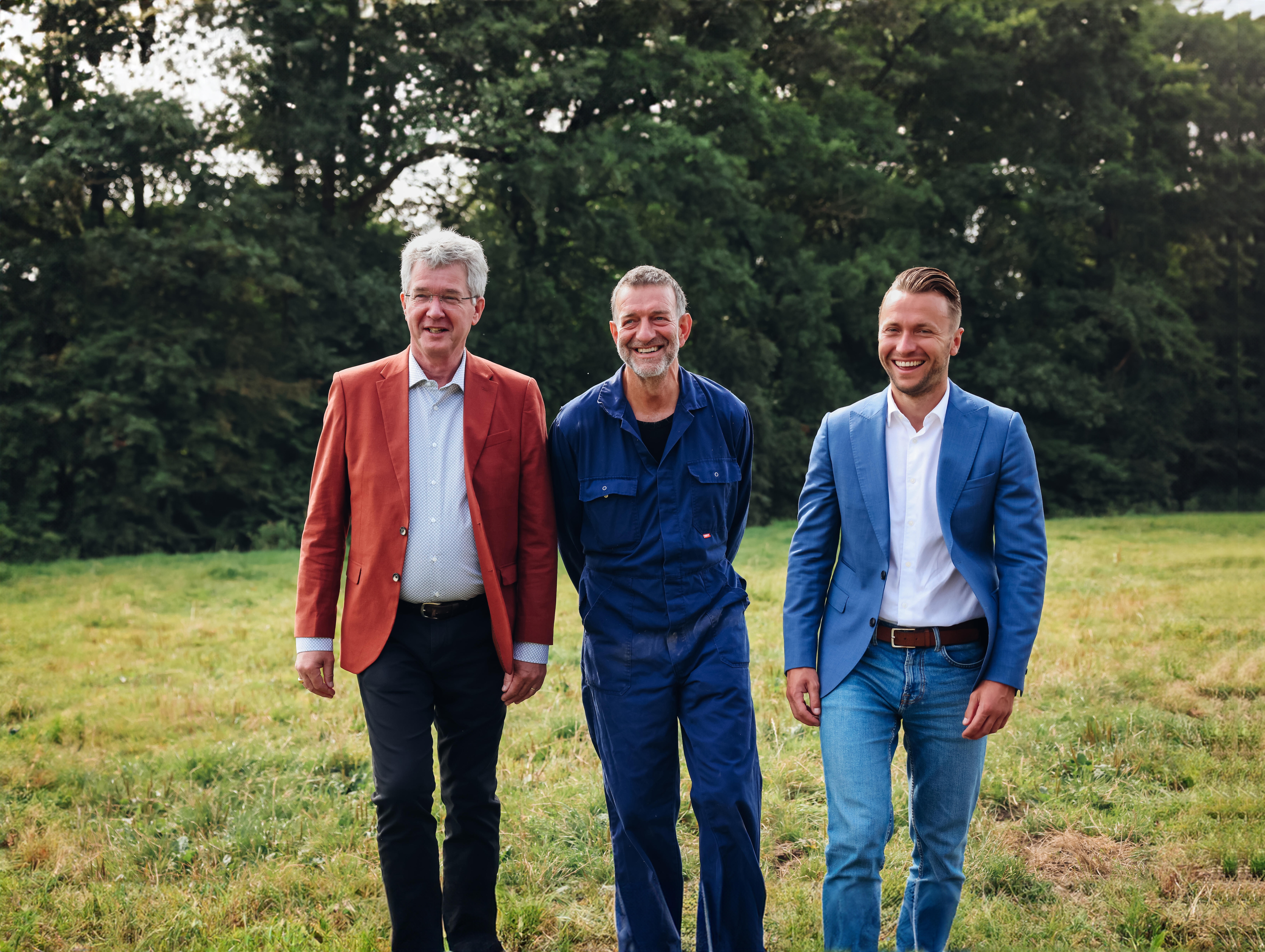 Left to right: Ben Brander, Arjan Roest and Bart van Rijn