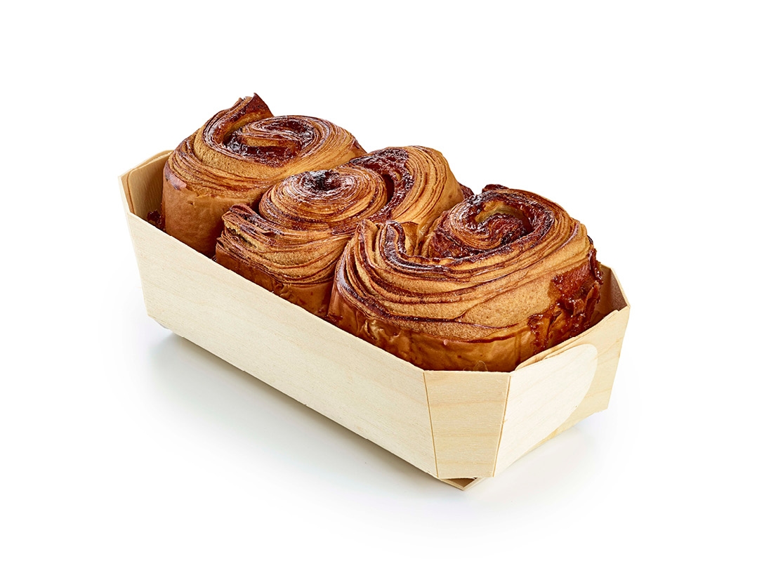 Bladerdeegbrioche met karamel