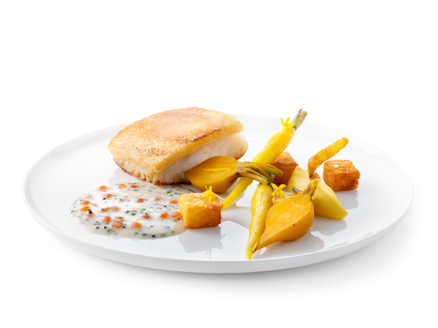 Cod with breadcrumbs