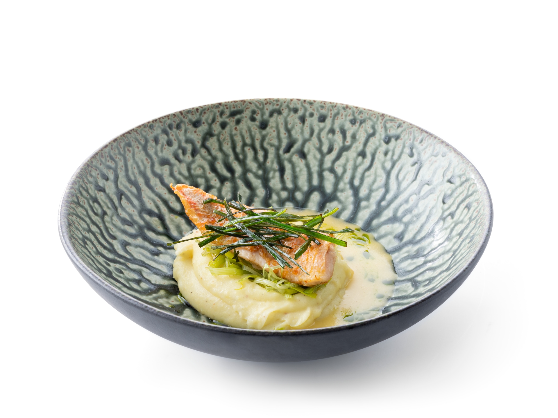 Zeebarbeel met beurre blanc