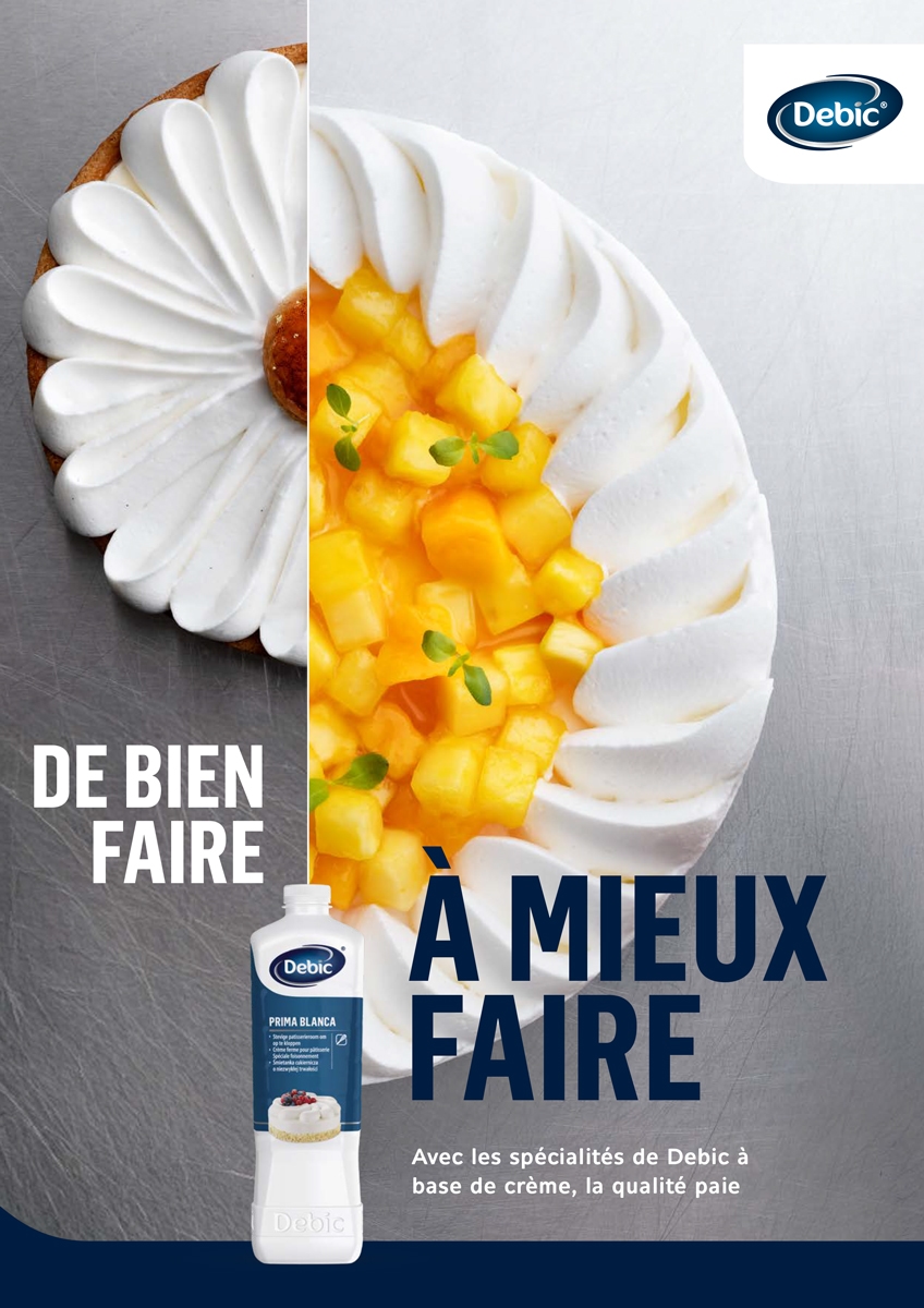 La qualité avant tout avec les spécialités Debic Crème 