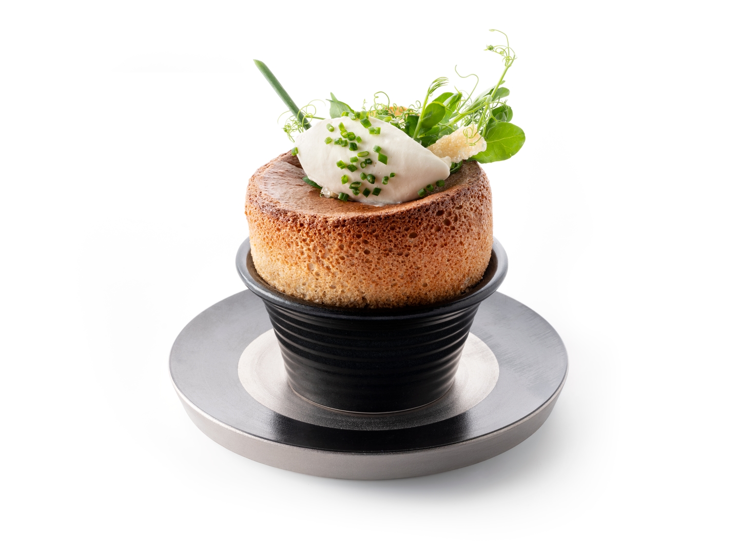 Chicken liver soufflé