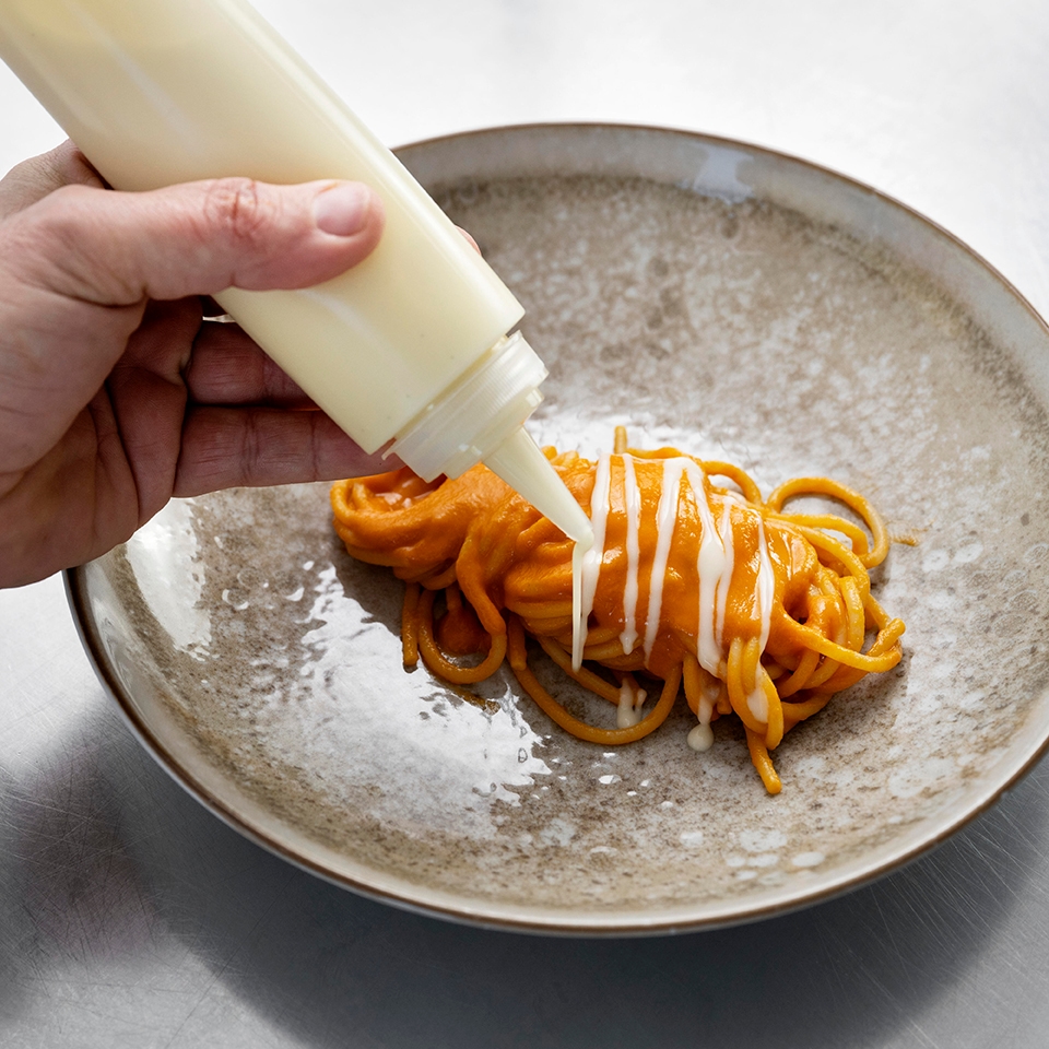 Debic Cream Plus Mascarpone on pasta