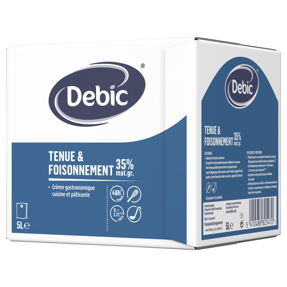 Crème 35% Tenue & Foisonnement Debic 5L