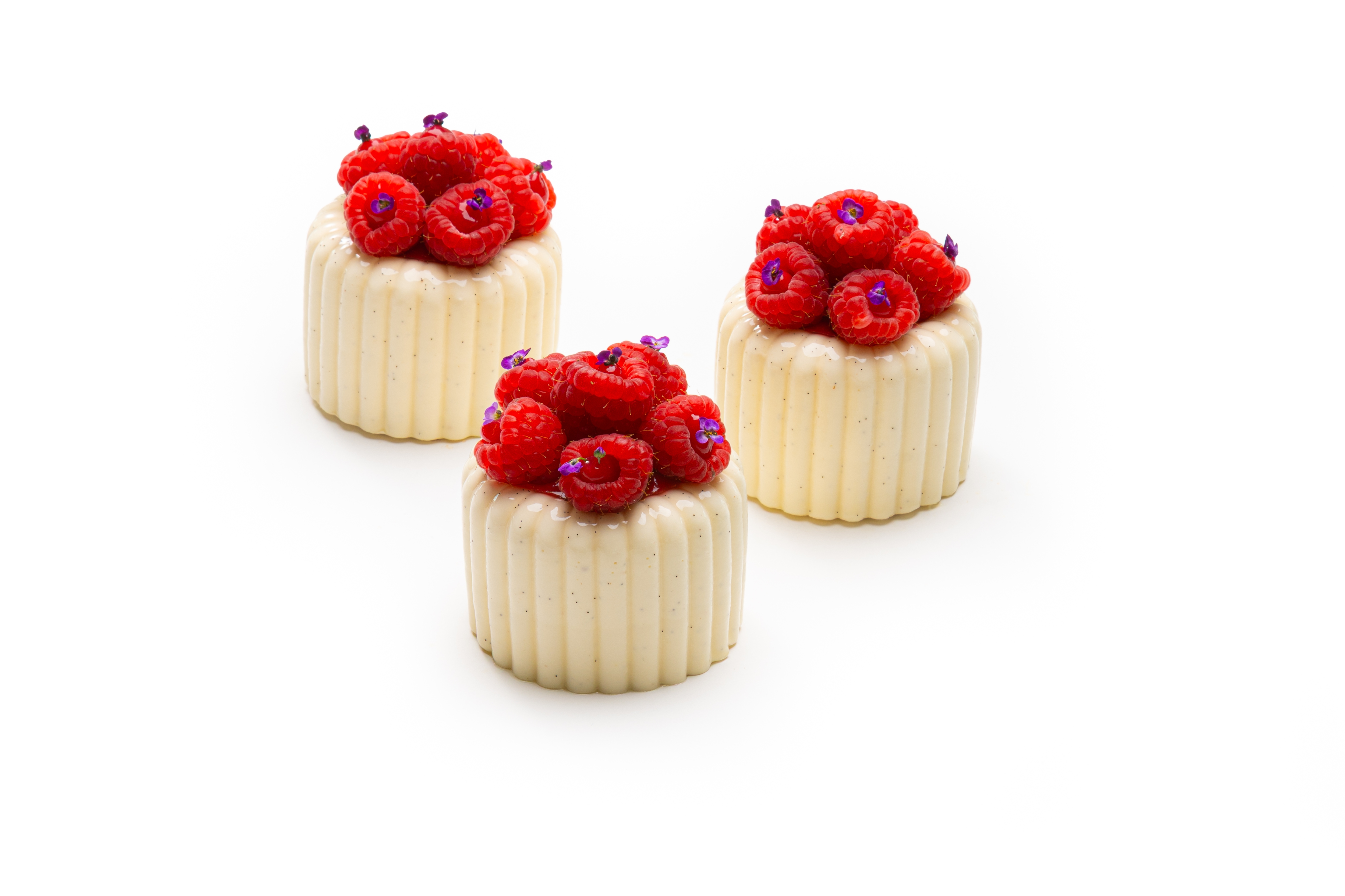 Petit gâteau citron framboise