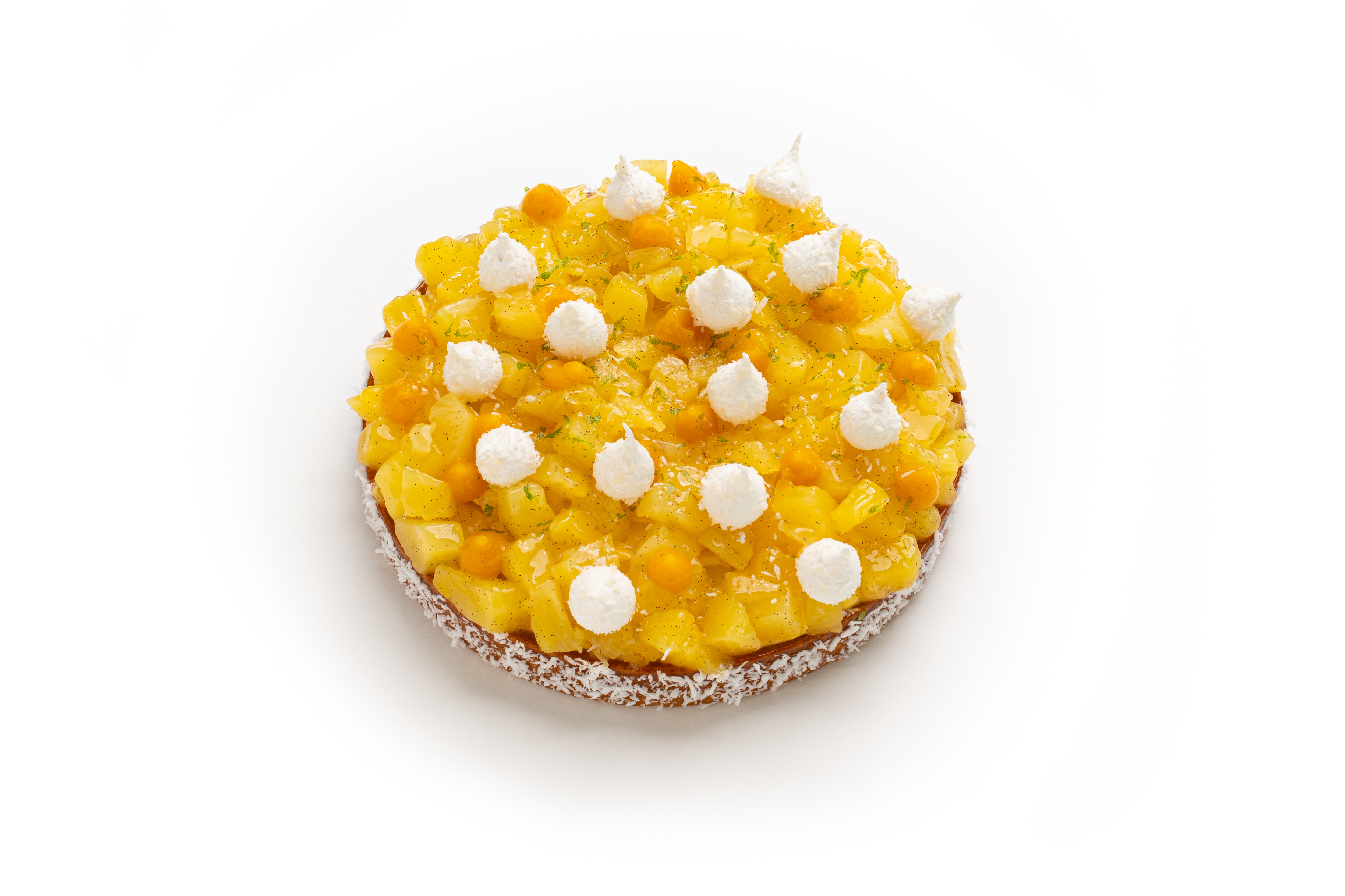 Tarte et tartelette ananas fraise exotique 