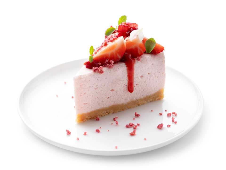 Strawberry Quark Cheesecake