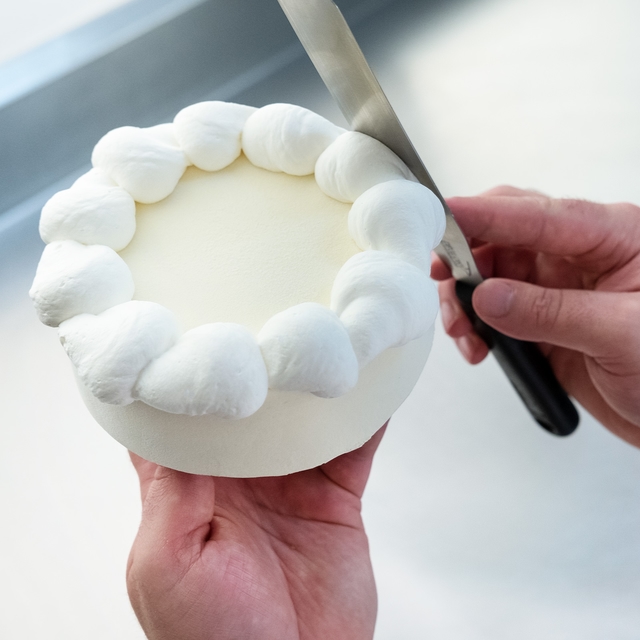 Strijk af aan de zijkant