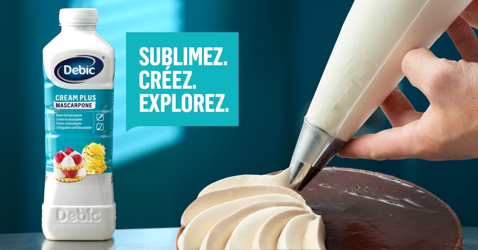 Sublimez toutes vos créations avec la Debic Crème Plus Mascarpone