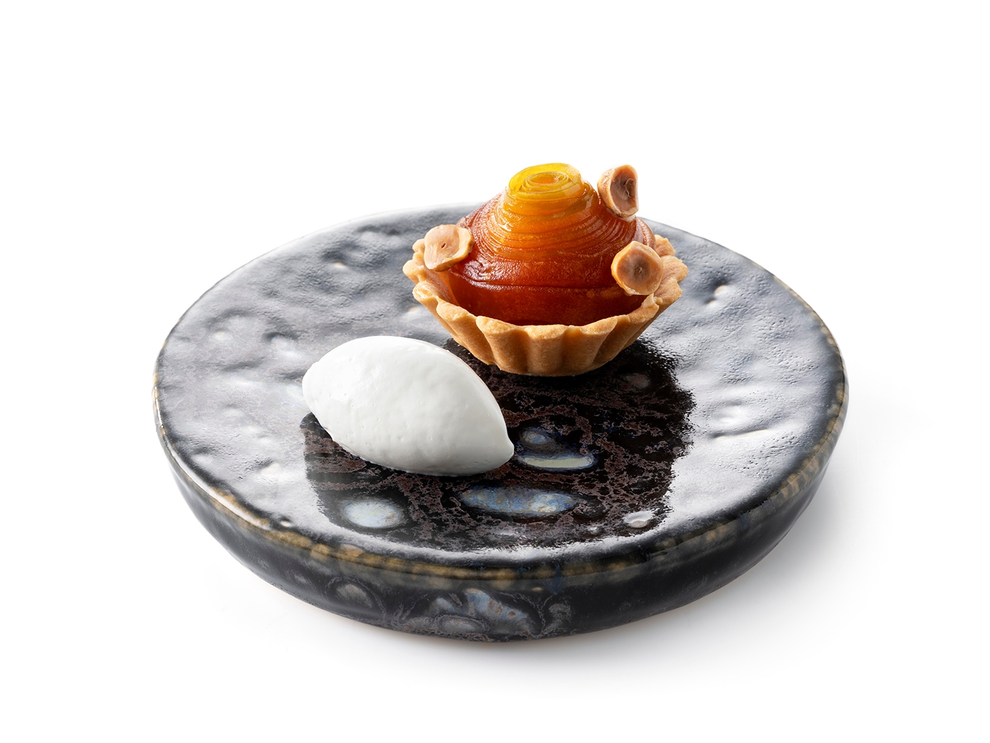 Caramelized apple tartlet