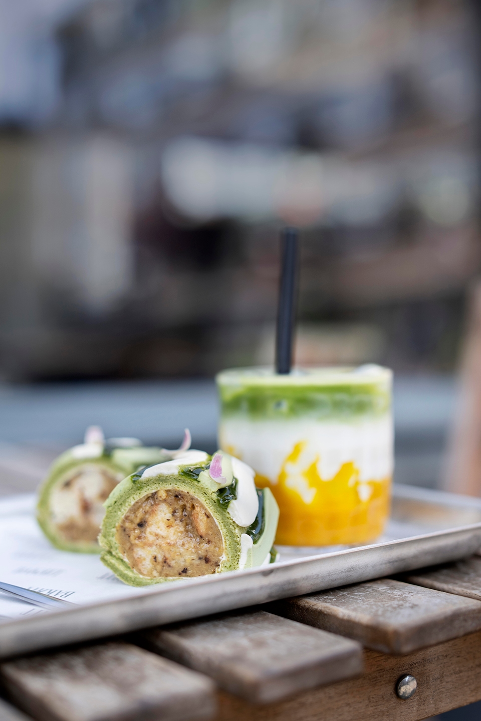 Rolada Liść Cytryny Matcha od Franka Haasnoota.