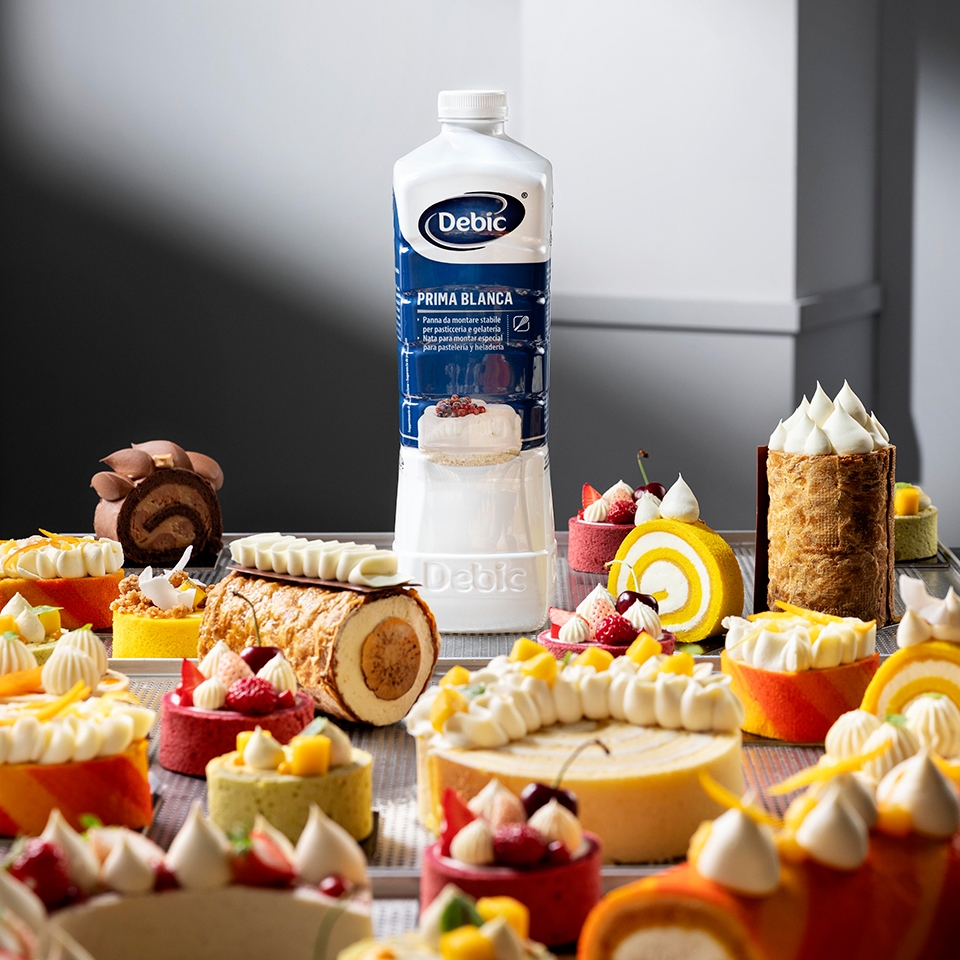 Debic Prima Blanca met een assortiment Swissles.