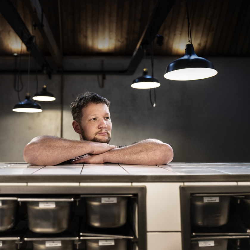 Portret van patissier Bart de Gans