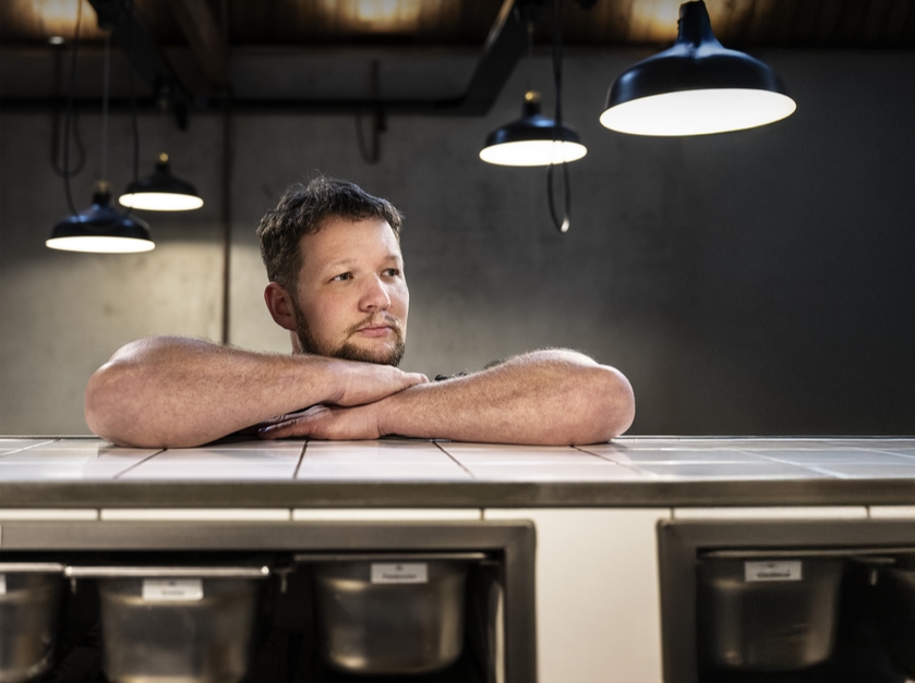 Portret van patissier Bart de Gans