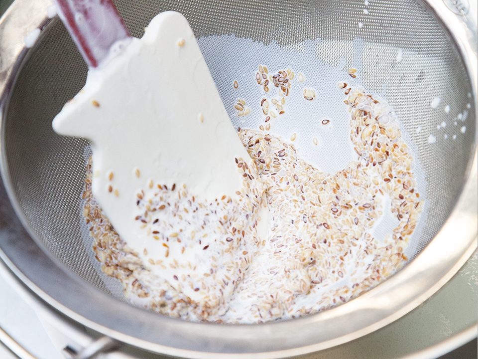 Smaakroom met geroosterde sesamzaadjes 