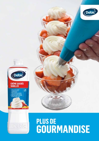 Crème Sucrée Vanillée - Plus de gourmandise