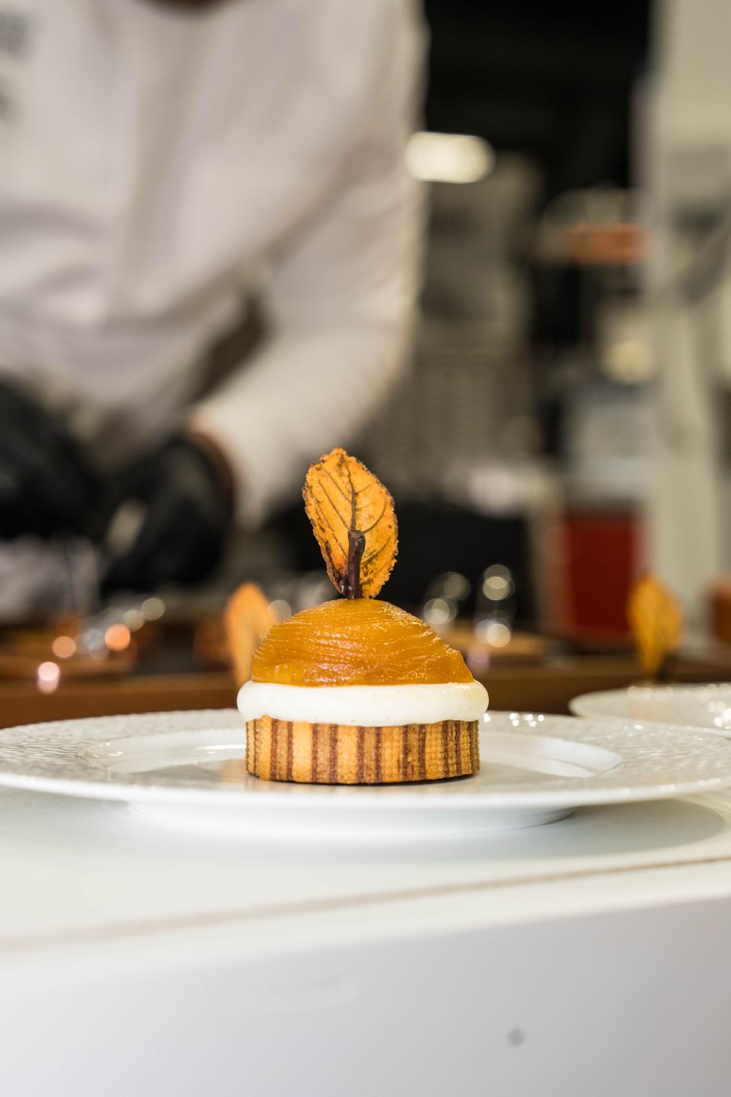 Reinvented tarte tatin: de Malum Caramello.