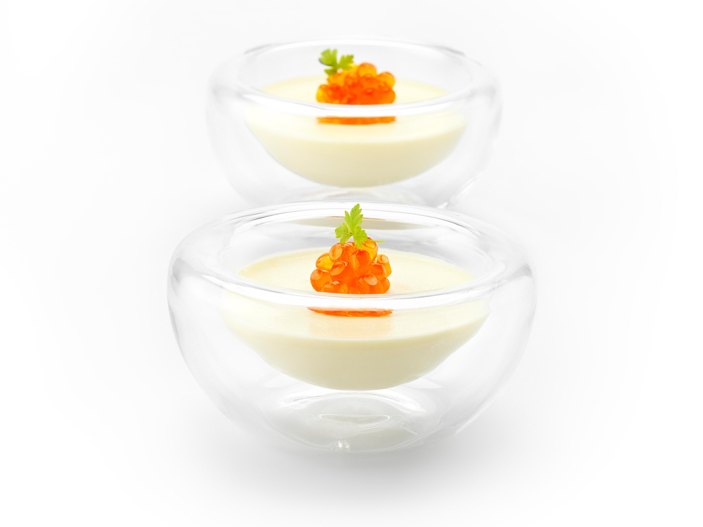 Cauliflower panna cotta