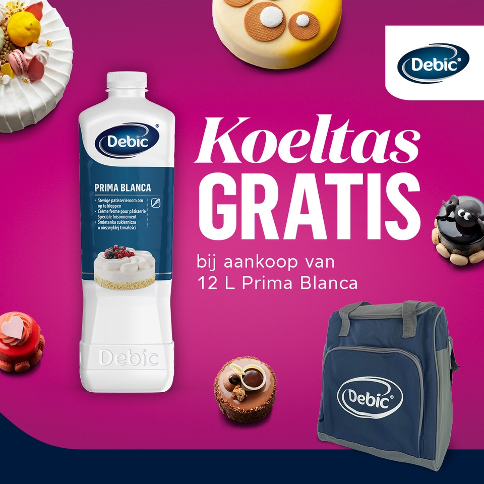 Gratis koeltas bij aankoop van 12 L Prima Blanca