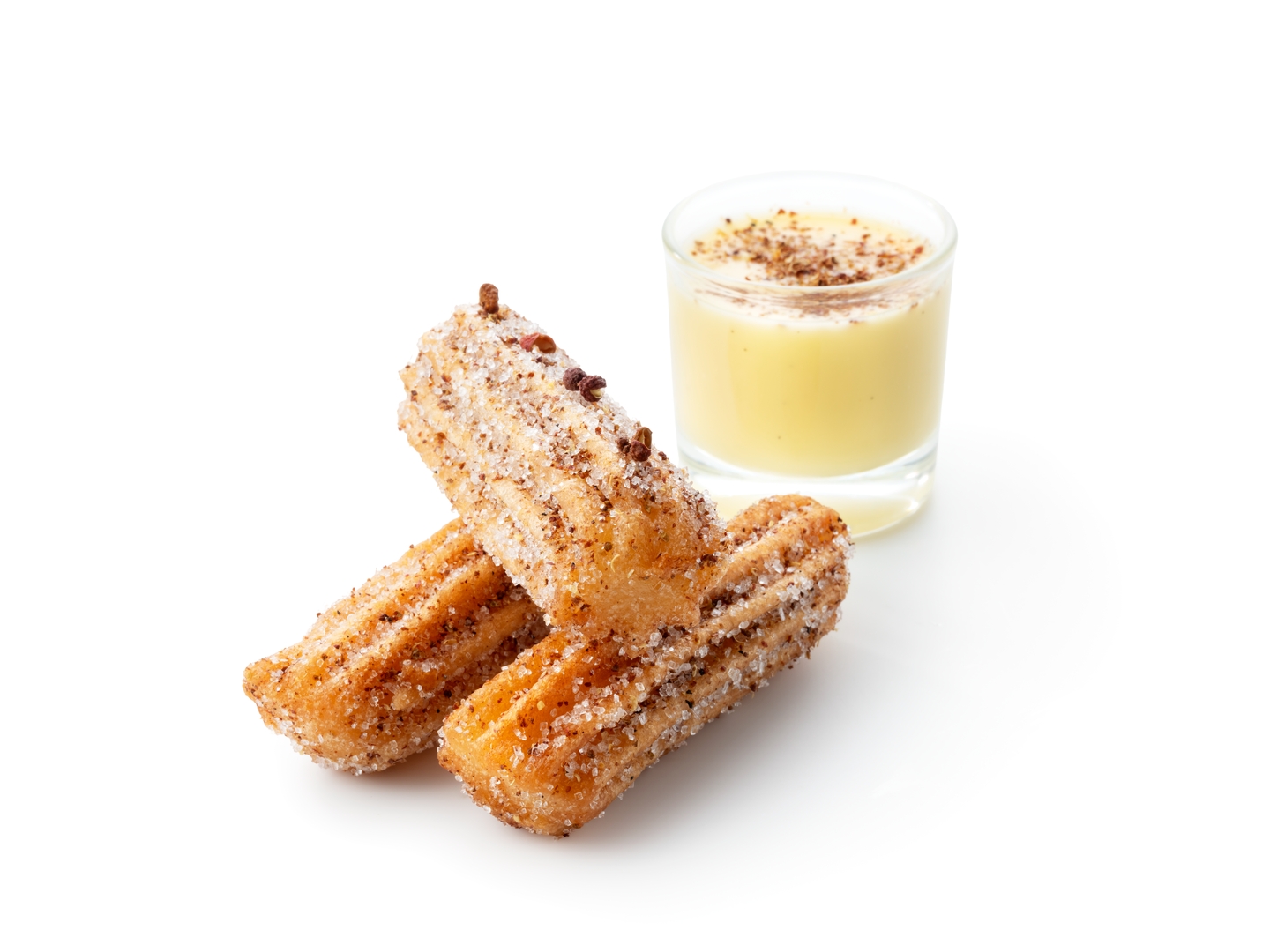 Churros vanilla and white chocolate dip | Debic