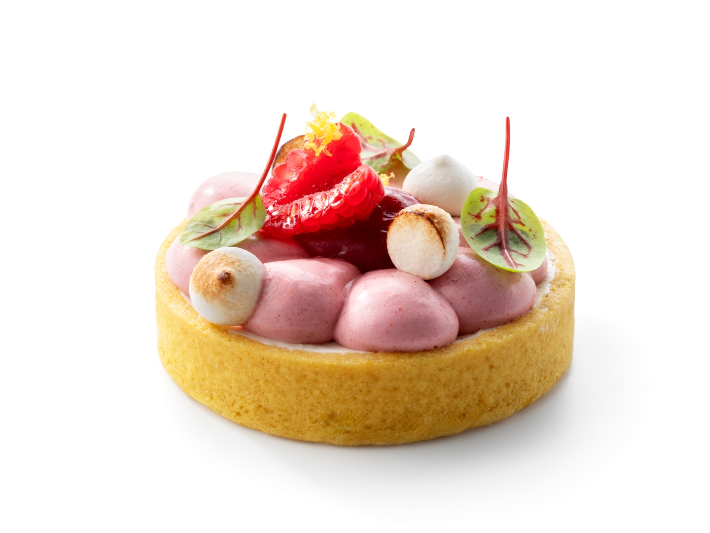 Tartlet with raspberry cheesecake | Debic