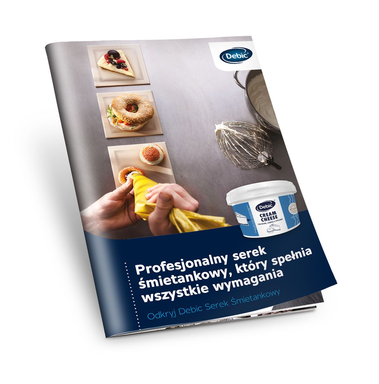 Mock-up broszura Serek Śmietankowy