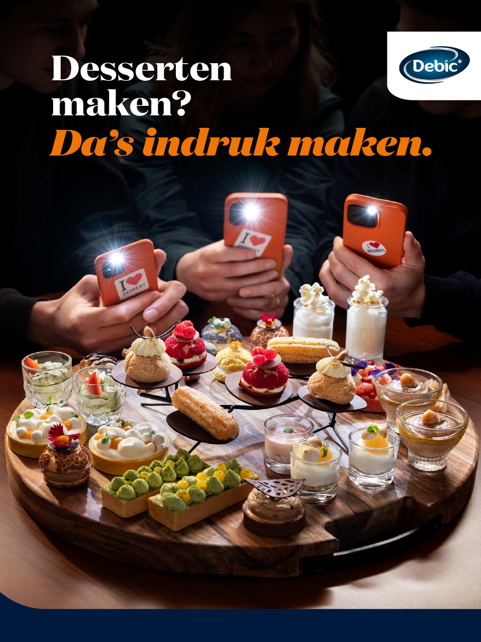 Desserten maken. Da's indruk maken. Brochure